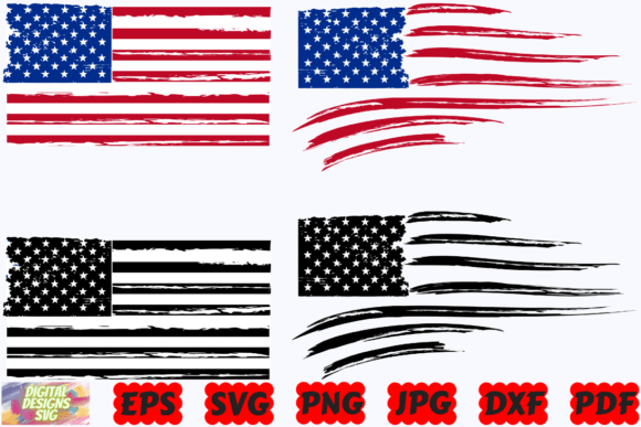 American Flag SVG: Graphics for Crafts Projects