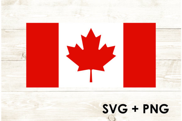 Canada Flag Graphics for Crafts & Branding