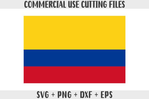 Colombia Flag SVG: Graphics for Crafts