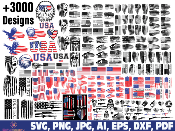 Flag Svg, USA FLAG SVG PNG for Graphics and Crafts