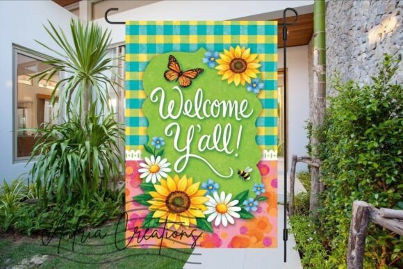 Floral Bee Graphics for Crafts & Design