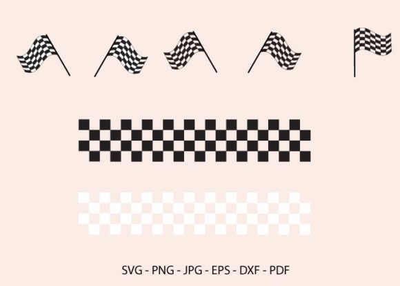 Racing Graphics for Crafts: Car Flag Clipart Review