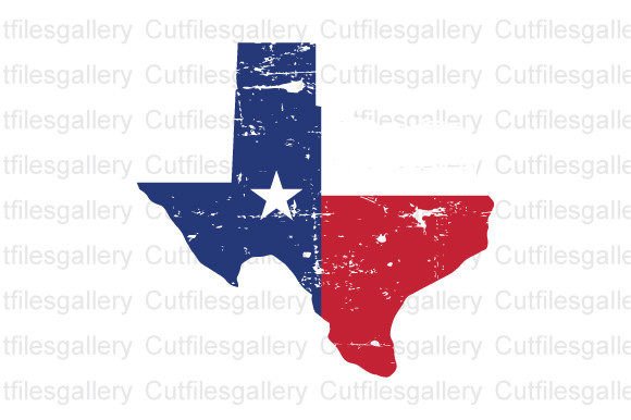 Texas Distressed Flag SVG for Crafts & Graphics