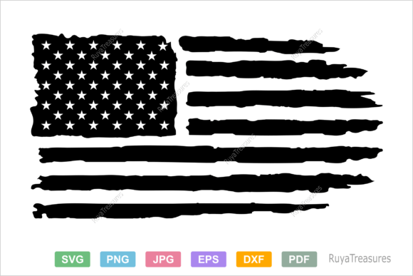USA Distressed Flag Svg Review